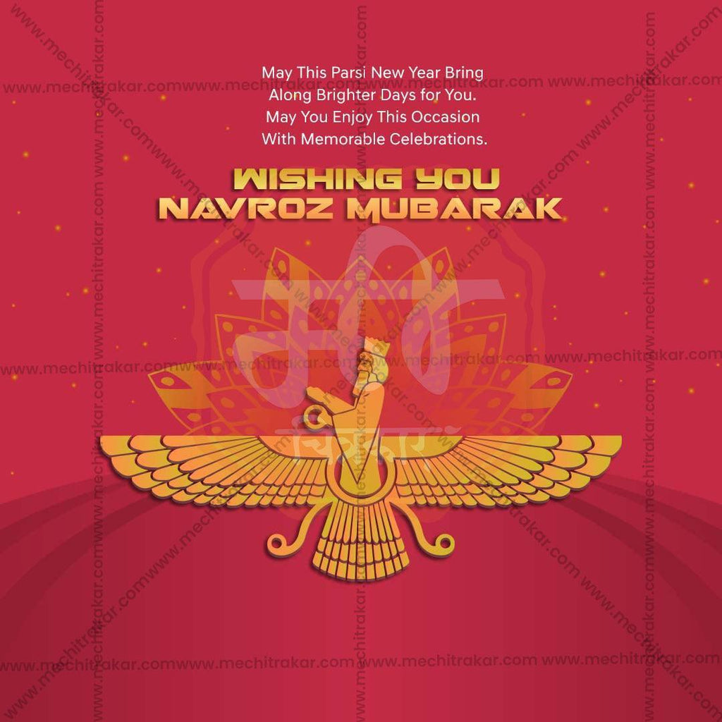 Premium Farvardin Festival Invitation in Marathi, Hindi, and English - Editable PSD  by Me Chitrakar
