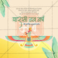 Elegant Farvardin Flyer Design in Marathi, Hindi, and English - High-Quality PSD  by Me Chitrakar