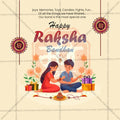 Stunning Raksha Bandhan Festival Banner in Marathi, Hindi, and English - Editable PSD  by Me Chitrakar