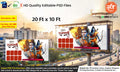 Ram Navami Wish Banner | Premium Editable PSD File - Mechitrakar | RNWB0325-10