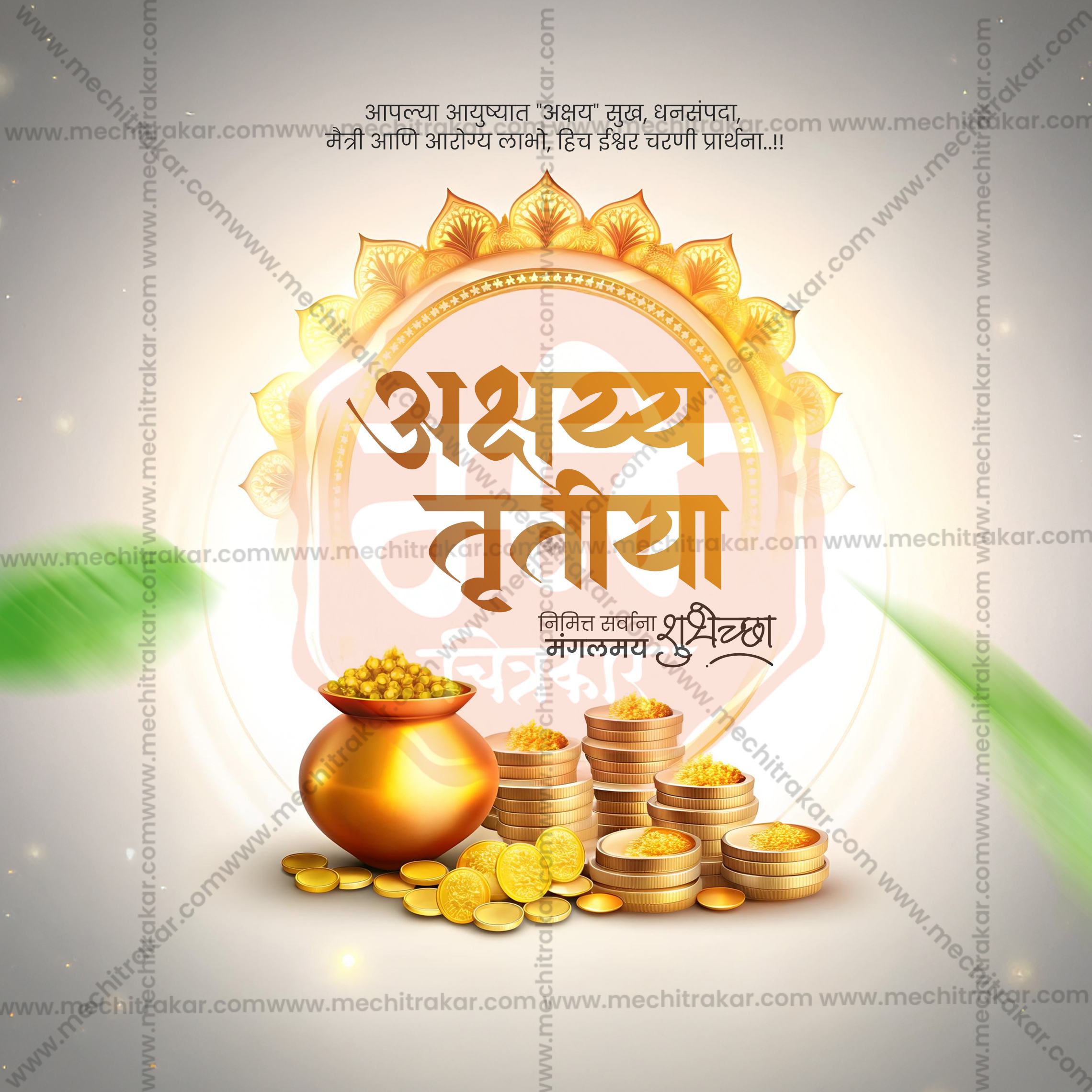 Akshay Tritiya | 30 Social Media Design Templates in Marathi | Editable PSD for Designers | By Me Chitrakar |  SMD2026/M/AKTR-Bundle No.1