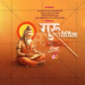 Social media management kit for Guru Purnima festival campaigns.