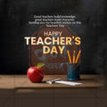 Creative Teachers Day Festival Poster in Marathi, Hindi, and English - Editable PSD  by Me Chitrakar