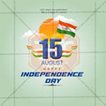High-Quality 15 August Independence Day Festival Social Media Post in Marathi, Hindi, and English - PSD  by Me Chitrakar