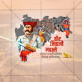 Beautiful Veer Jiva Mahal Jayanti Event Poster in Marathi, Hindi, and English - High-Quality Editable PSD  by Me Chitrakar