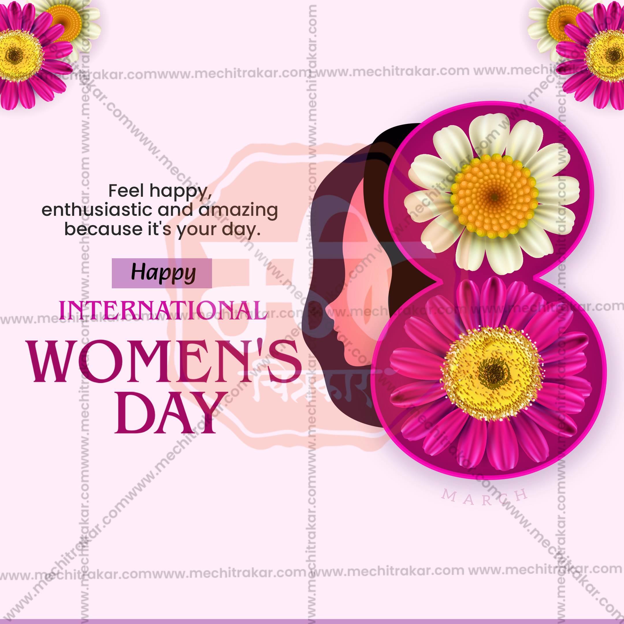 International Women's Day Social Media Template | English PSD | Me Chitrakar 0325-10