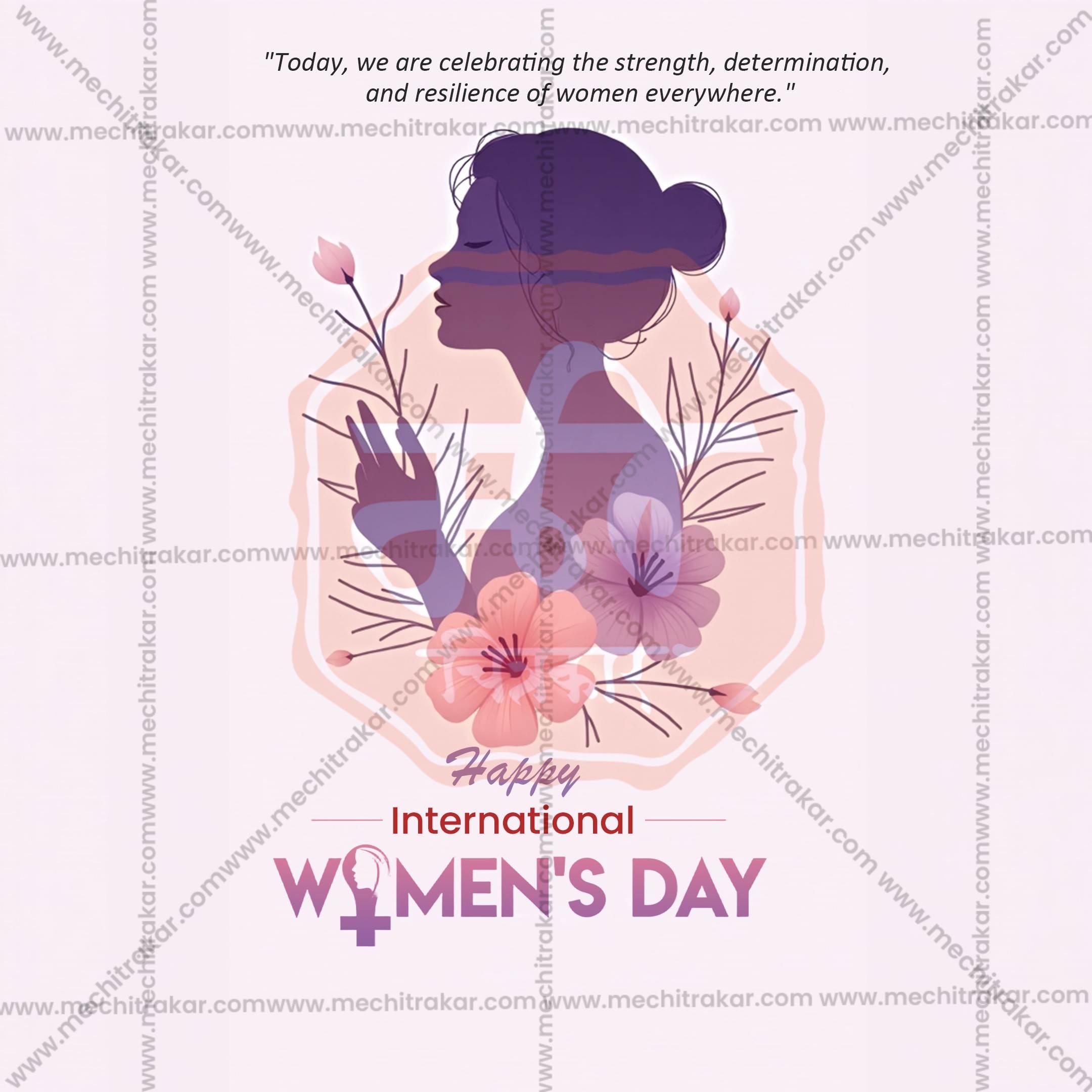 International Women's Day Social Media Template | English PSD | Me Chitrakar 0325-2