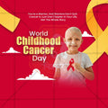 World Childhood Cancer Day Social Media Template | English PSD | Me Chitrakar 0225-10