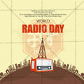 World Radio Day Social Media Template | English PSD | Me Chitrakar 0225-2